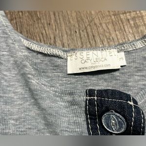 Gently used Caty Lesca knit denim dress in size L